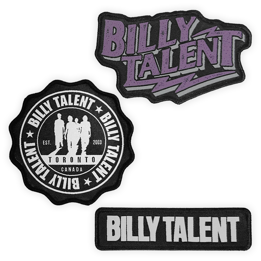 Logo, Lightning & Circle Patch Set