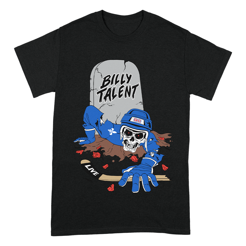 QC Hockey Skeleton Live 2025 T-Shirt