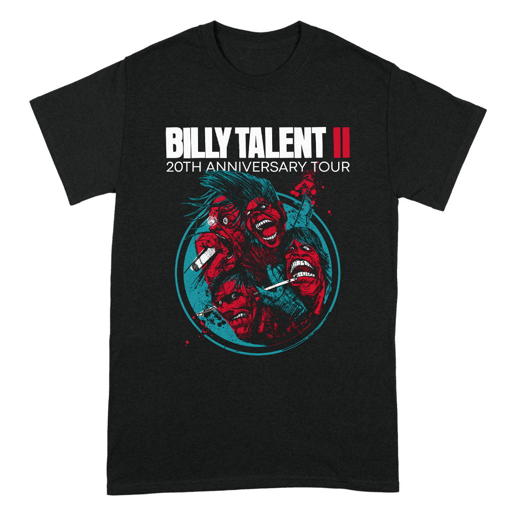 Billy Talent II 20th Anniversary Tour T-Shirt