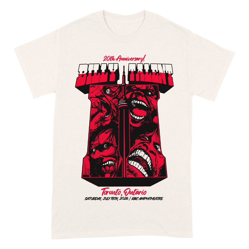 Billy Talent II 20th Anniversary Toronto Event T-Shirt -  July 18, 2026