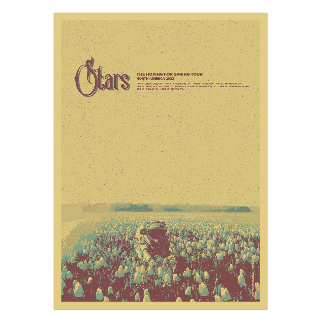 Stars The Hoping For Spring Tour North America 2023 Poster - The CBP Shop